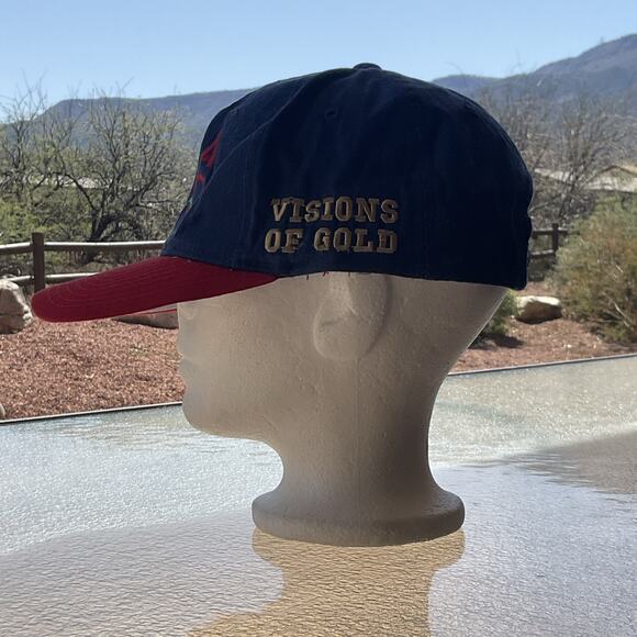 VTG Olympics Games USA Embroidered Visions of Gold Snapback Hat Cap Sport - Picture 3 of 7